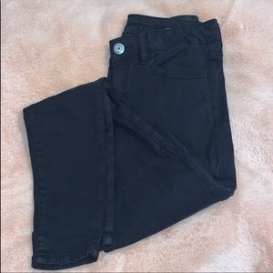 Black A&E jeans